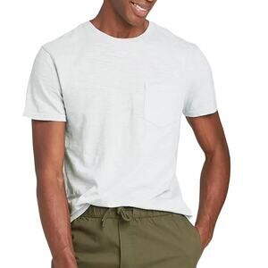 3-PK Goodfellow Small Mens Short Sleeve Slub Pocket T-Shirt - Gray